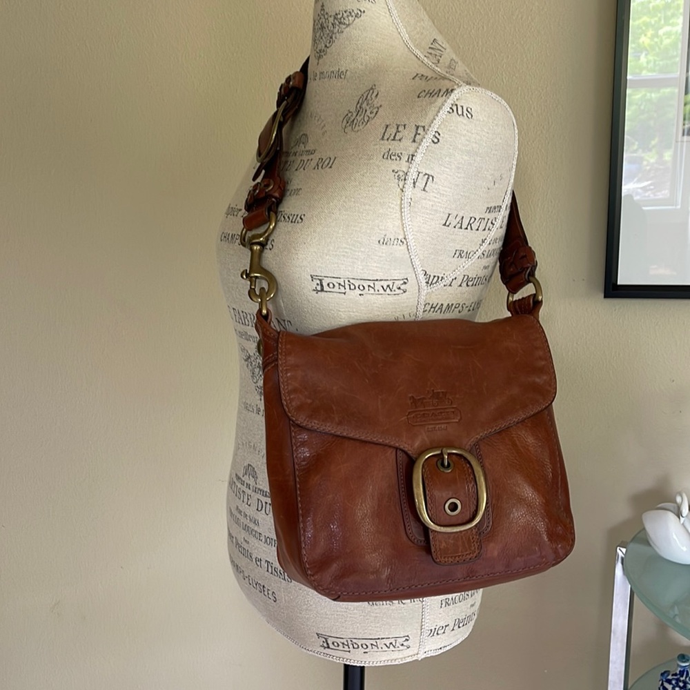 Vintage Coach handbag. Gorgeous leather and  barely used.